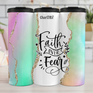 Bouteilles Isothermes La foi au-dessus de la peur Parties scintillant Ar