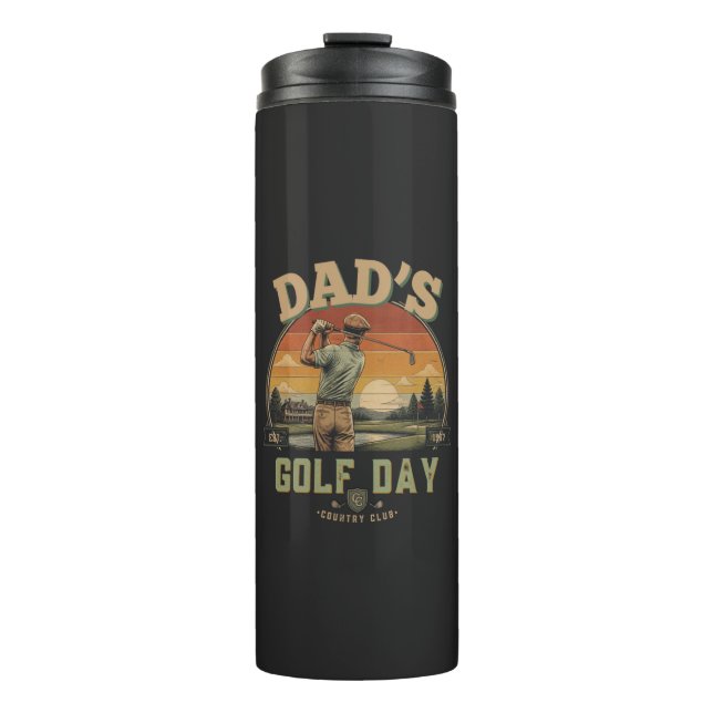 Bouteilles Isothermes La journée de golf de papa (Devant)