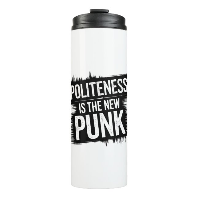 Bouteilles Isothermes La Politesse Est Le Nouveau Punk (Devant)