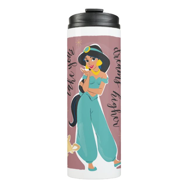 Bouteilles Isothermes La princesse Jasmine - Faites vos rêves plus haut (Devant)