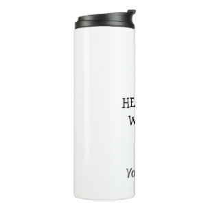 BOUTEILLES ISOTHERMES LA SANTÉ EST LA RICHESSE THERMIQUE TUMBLER