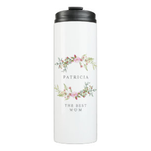 Bouteilles Isothermes La terre des fleurs en rose pour la mère