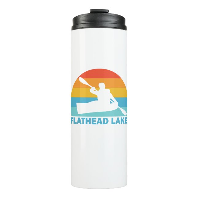 Bouteilles Isothermes Lac Flathead Montana Kayak (Devant)