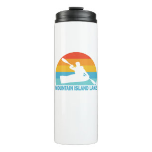 Bouteilles Isothermes Lac Mountain Island Caroline du Nord Kayak