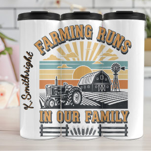 Bouteilles Isothermes L'agriculture fait son temps dans notre famille