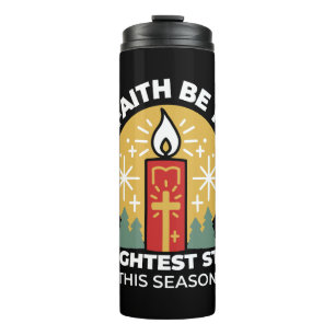 Bouteilles Isothermes Laissez Faith être votre plus brillant Star Candle