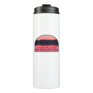 Bouteilles Isothermes Lake Placid New York Red Sunrise