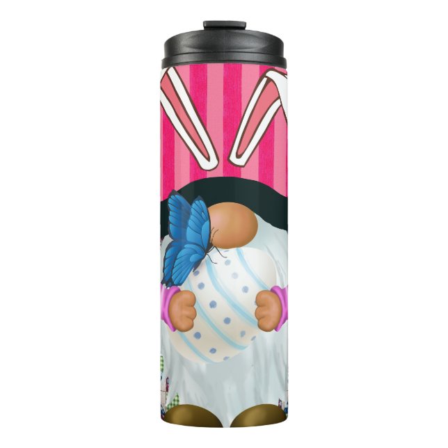 Bouteilles Isothermes Lapin de Pâques avec oeuf de Pâques (Devant)