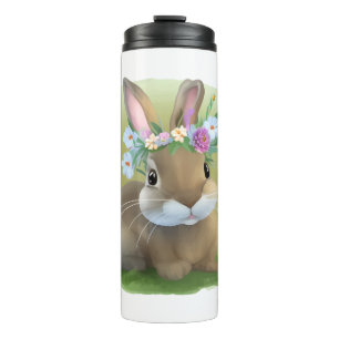 Bouteilles Isothermes Lapin de Pâques mignon pour une humeur positive