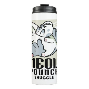 Bouteilles Isothermes Laze Furr Days - Cute Lazy Cats Design