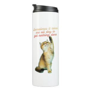 Bouteilles Isothermes Lazy Amoureux des chats Funny Cute Cat