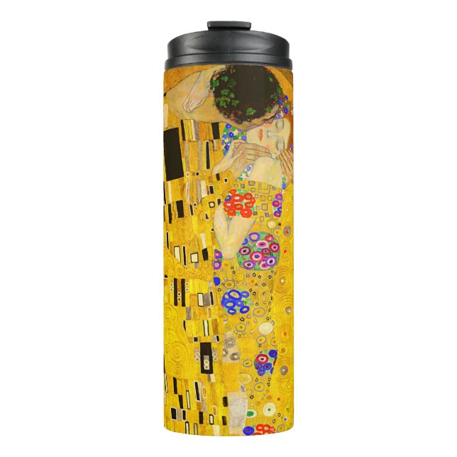 Bouteilles Isothermes Le célèbre tableau de Gustav Klimt The Kiss (Devant)