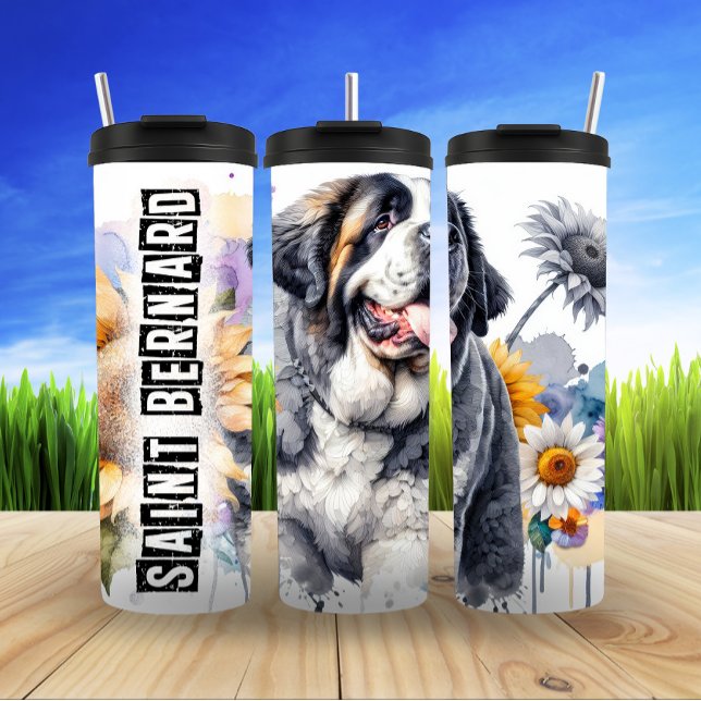 Bouteilles Isothermes Le charme ensoleillé de Saint Bernard (Créateur téléchargé)
