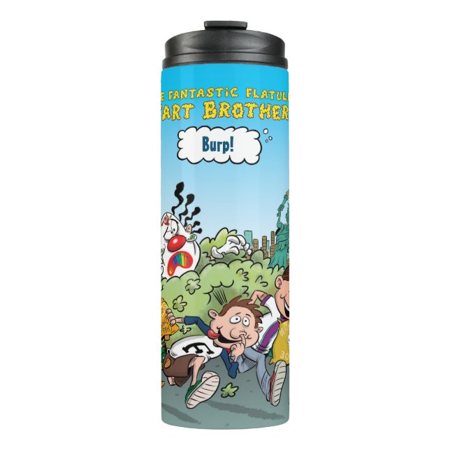 Bouteilles Isothermes Le Fantastique Gassy Flatulent Fart Brothers (Devant)
