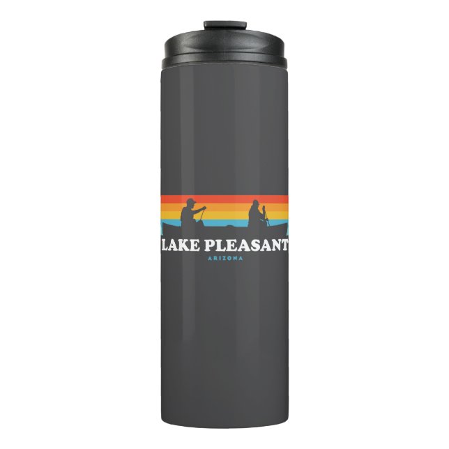 Bouteilles Isothermes Le lac Pleasant Arizona Canoe (Devant)