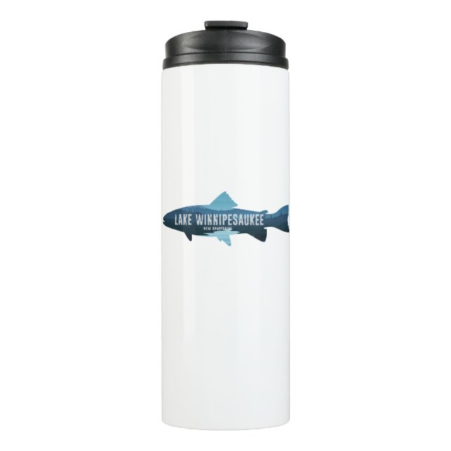 Bouteilles Isothermes Le lac Winnipesaukee New Hampshire Fish (Devant)