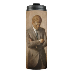 Bouteilles Isothermes Le président américain John Kennedy Portrait peint