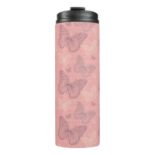 Bouteilles Isothermes Le rose de papillon