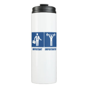 Bouteilles Isothermes Le Travail Est Important Le Poids Est Important