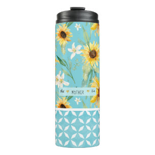Bouteilles Isothermes Les Coeurs d'agrumes floraux de tournesol 