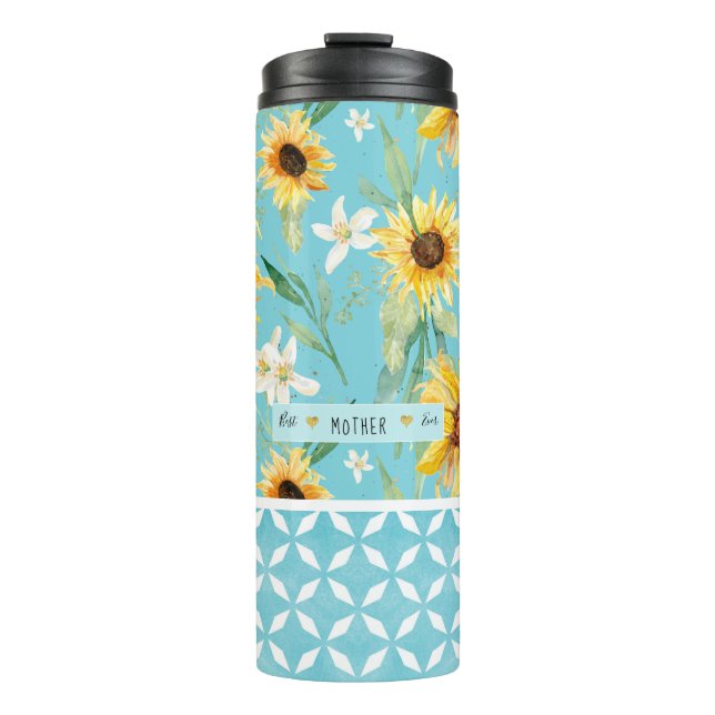 Bouteilles Isothermes Les Coeurs d'agrumes floraux de tournesol  (Devant)