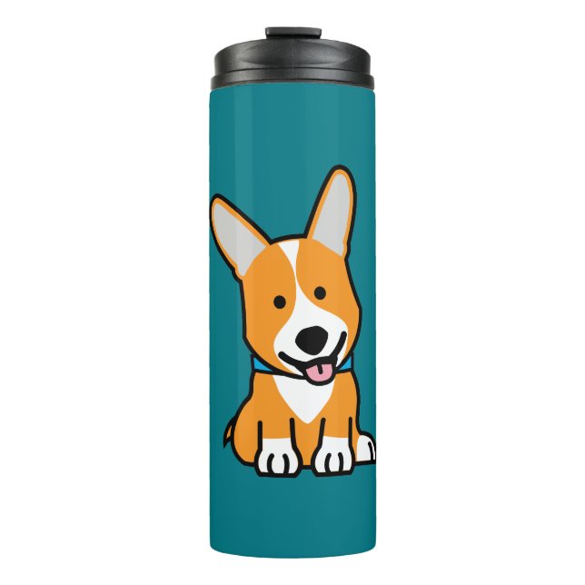 Bouteilles Isothermes Les Corgis de corgi poursuivent le Pembroke (Devant)