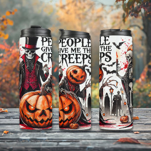 Bouteilles Isothermes Les gens me donnent les Creeps éffrayant Halloween