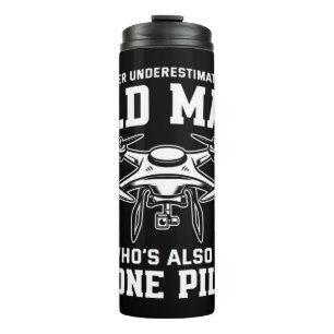 Bouteilles Isothermes Les hommes ne sous-estiment jamais un vieil homme 