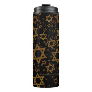 Bouteilles Isothermes L'étoile artistique de David thème Hanukkah de Sli
