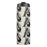 Lettre de sorcière Cauldron Une initiale personnal