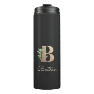 Bouteilles Isothermes LETTRE D'OR MONOGRAPHIQUE BOtanique Élégante B