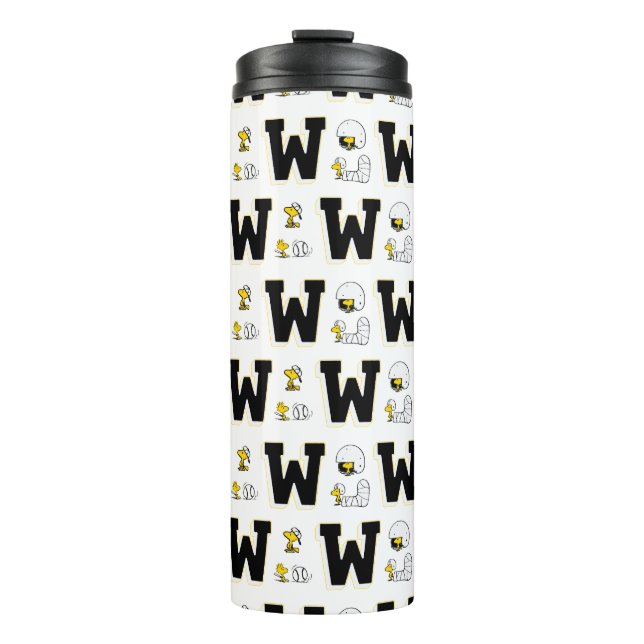 Bouteilles Isothermes Lettre sport Woodstock Varsity Motif (Devant)