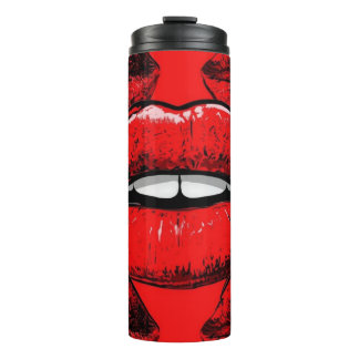 Bouteilles Isothermes Lèvres Tumbler - Siroter avec attitude