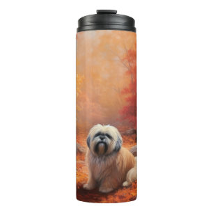 Bouteilles Isothermes Lhassa Apso à l'automne Leaves automne Inspire