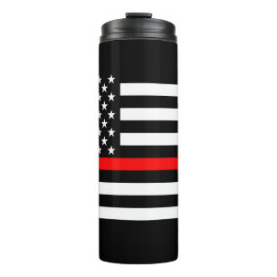 Bouteilles Isothermes Ligne rouge mince symbolique conception graphique