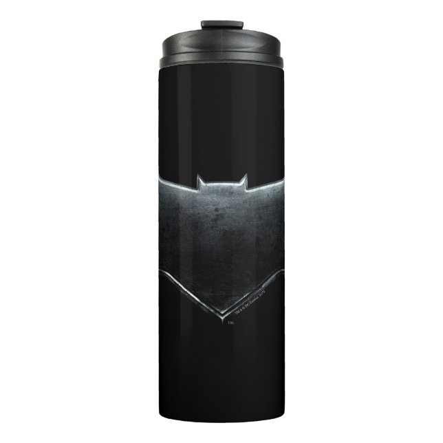 Bouteilles Isothermes Ligue de Justice | Symbole de batman métallique (Devant)