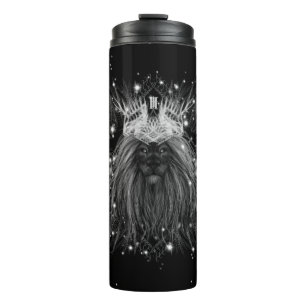 Bouteilles Isothermes Lion d'étoile avec monogramme de couronne