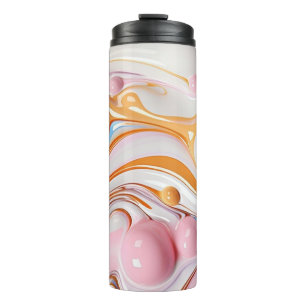 Bouteilles Isothermes Liquide coloré avec bulles