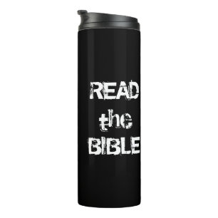 Bouteilles Isothermes Lire la Bible Noir et Blanc