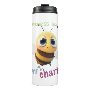 Bouteilles Isothermes Little Bee Cuteness Level Joli Adorable Funny