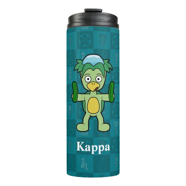 Bouteilles Isothermes Little Kappa Checkerboard Yokai (Devant)