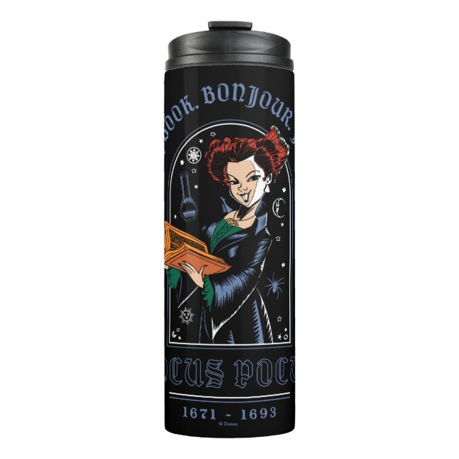 Bouteilles Isothermes Livre des sorts de Hocus Pocus Winifred (Devant)