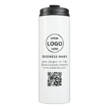 Logo de code Qr minimaliste d'entreprise simple