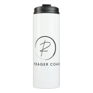 Bouteilles Isothermes Logo de signature de coaching Russ Yeager