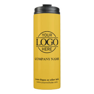 Bouteilles Isothermes Logo d'entreprise de promotion Jaune