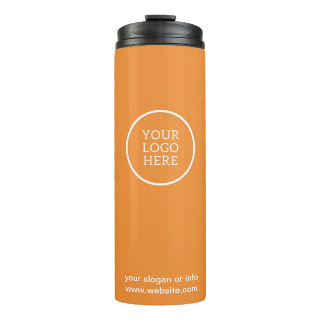 Bouteilles Isothermes Logo Entreprise Entreprise Orange Entreprise Moder (Devant)