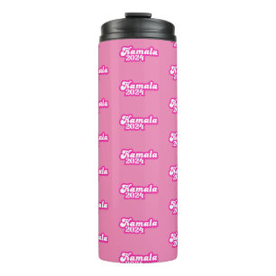 Bouteilles Isothermes Logo Kamala Harris girly Pink 2024
