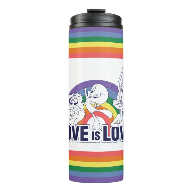 Bouteilles Isothermes LOONEY TUNES™ - Love Is Love (Devant)