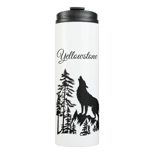 Bouteilles Isothermes Loup de Tumbler-Yellowstone (Devant)