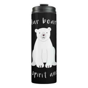Bouteilles Isothermes L'ours polaire est mon animal d'esprit